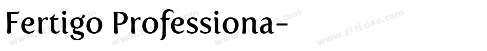 Fertigo Professiona字体转换